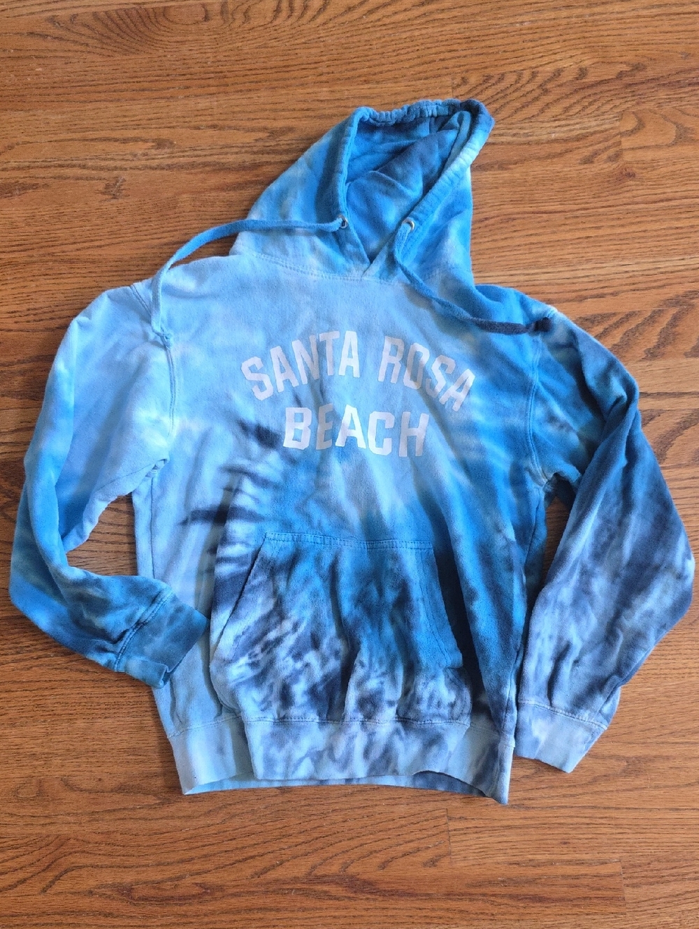 Santa Rosa Beach Tie-Dye Hoodie - Blue